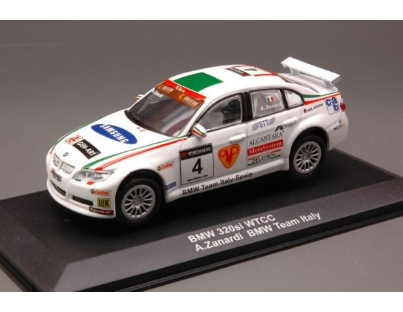 Edison Giocattoli EDS895021G BMW 320si N.4 WTCC 2007 A.ZANARDI 1:43 Modellino