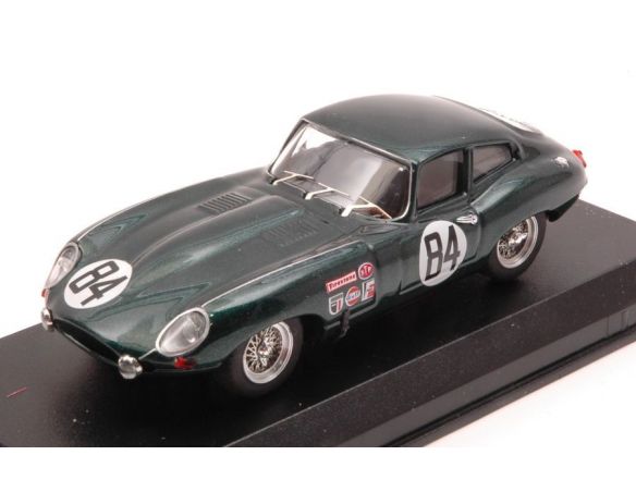 Best Model BT9657 JAGUAR E-TYPE COUPE' N.84 NC 12 H SEBRING 1968 RODGERS-ROBSON 1:43 Modellino