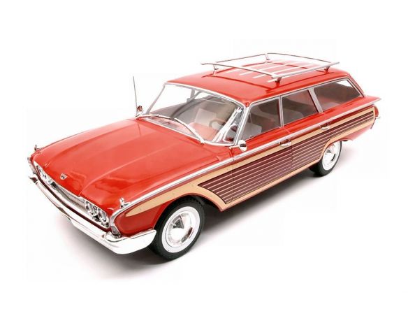 MODELCARGROUP MCG18074 FORD COUNTRY SQUIRE 1960 WOODEN/RED 1:18 Modellino