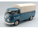 Premium Classixx PREM30070 VW T1 FLATBED PLATFORM TRAILER 1964 COVER REMOVABLE LIGHT BLUE 1:18 Modellino
