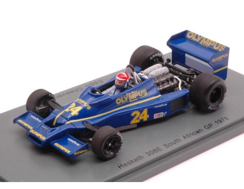 Spark Model S2237 HESKETH 308E EDDIE CHEEVER 1978 N.24 RETIRED SOUTH AFRICAN GP 1:43 Modellino