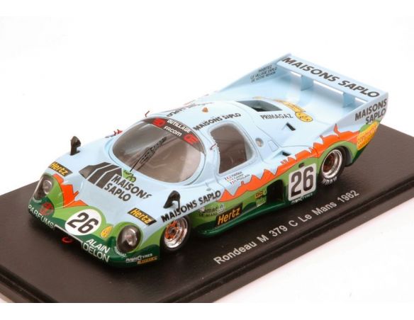 Spark Model S2270 RONDEAU M 379 C N.26 DNF LM 1982 J.HARAN-V.CANDY-H.POULAIN 1:43 Modellino