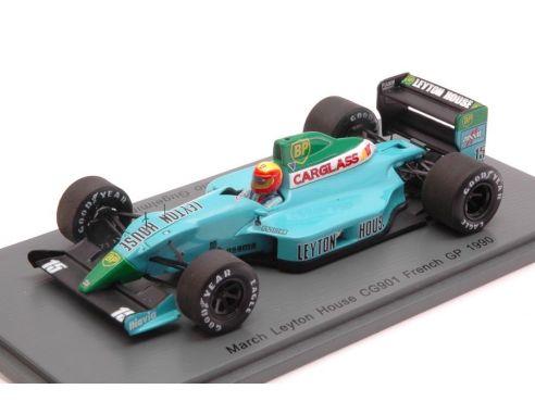 Spark Model S2980 LEYTON HOUSE CG901 M.GUGELMIN 1990 N.15 RETIRED FRENCH GP 1:43 Modellino