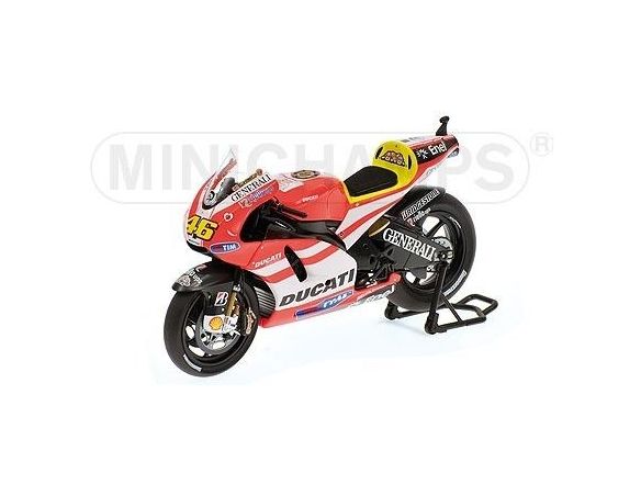 Minichamps PM122110046 DUCATI V.ROSSI 2011 END OF SEASON 1:12 Modellino