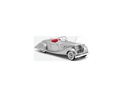 True Scale Miniatures TSM144356 DUESENBERG SJ 1935 GURNEY NUTTING SPEEDSTER SILVER 1:43 Modellino