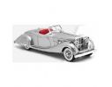 True Scale Miniatures TSM144356 DUESENBERG SJ 1935 GURNEY NUTTING SPEEDSTER SILVER 1:43 Modellino
