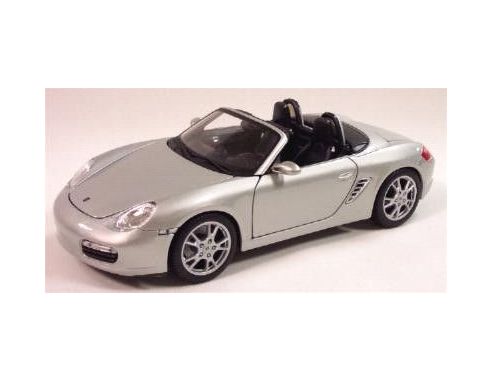 Maisto 31124 PORSCHE BOXSTER SILVER 1:18 Modellino