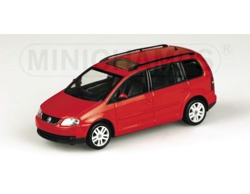 MINICHAMPS 400052100 VOLKSWAGEN TOURAN TORNADO ROSSO 2003 1:43 Modellino