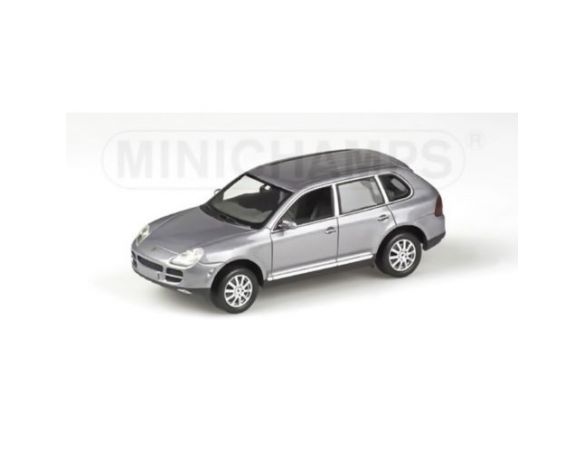 MINICHAMPS 400061010 PORSCHE CAYENNE 2003 V6 GREY METALLIC 1:43 Modellino