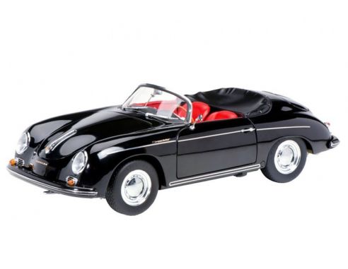 Schuco SH0308 PORSCHE 356A CABRIOLET 1955 BLACK 1:18 Modellino
