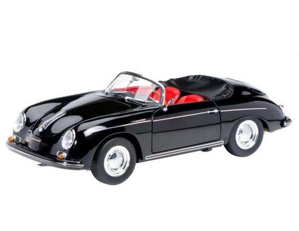 Schuco SH0308 PORSCHE 356A CABRIOLET 1955 BLACK 1:18 Modellino