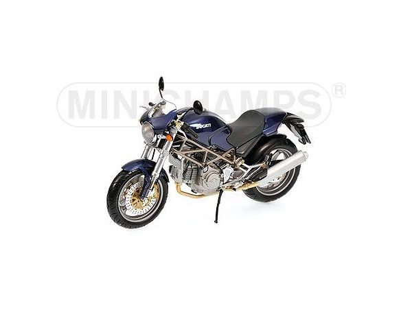 Minichamps PM122120104 DUCATI MONSTER 2002 BLUE 1:12 Modellino