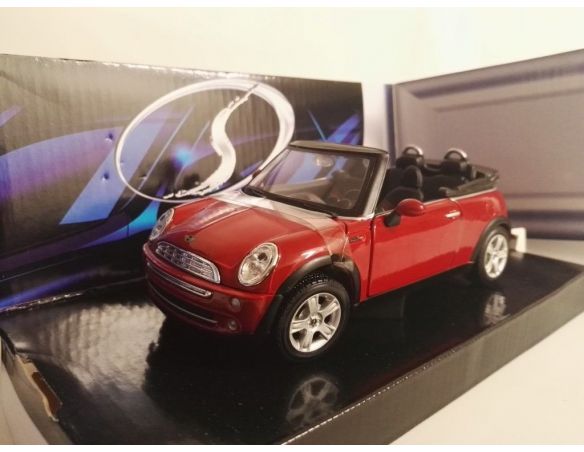 Maisto MI31998 MINI COOPER CABRIO ROSSA 1:24 Modellino