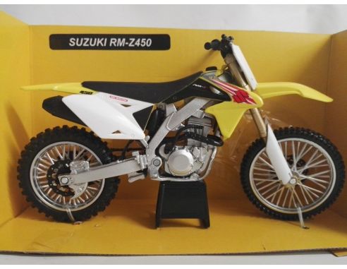 New Ray NY57783 SUZUKI RM-Z450 GIALLA MOTOCROSS 1:12 Modellino