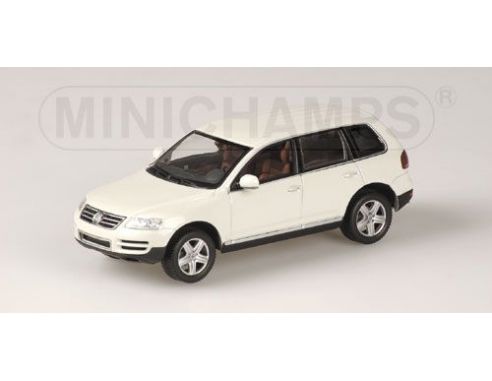 MINICHAMPS 400052001 VOLKSWAGEN TOUAREG 2003 BIANCO Modellino