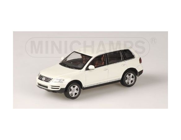 MINICHAMPS 400052001 VOLKSWAGEN TOUAREG 2003 BIANCO Modellino