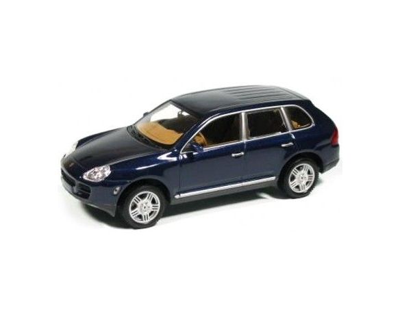 Minichamps 400061000 PORSCHE CAYENNE S BLU 2002 1:43 Modellino Scatola rovinata