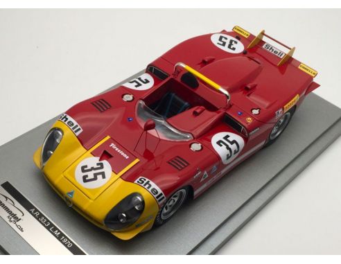 Tecnomodel TMD1827A ALFA ROMEO 33.3 N.35 DQ LM 1970 G.GALLI-R.STOMMELEN LIM.100 PCS 1:18 Modellino