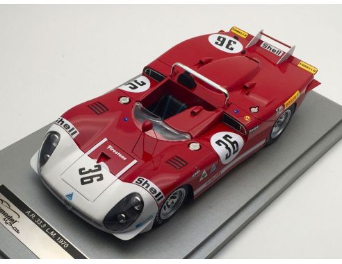 Tecnomodel TMD1827B ALFA ROMEO 33.3 N.36 DNF LM 1970 P.COURAGE-A.DE ADAMICH LIM.100 PCS 1:18 Modellino