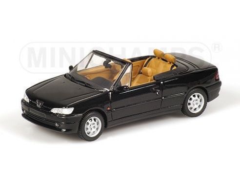 Minichamps 430112832 PEUGEOT 306 CABRIOLET 1998 NERA 1:43 Modellino