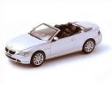 Kyosho 03512S Bmw Serie 6 Silver Convertible 2004 1:43  Modellino