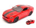 Maisto MI31369R FORD MUSTANG GT 2015 RED W/BLACK STRIPES 1:24 Modellino