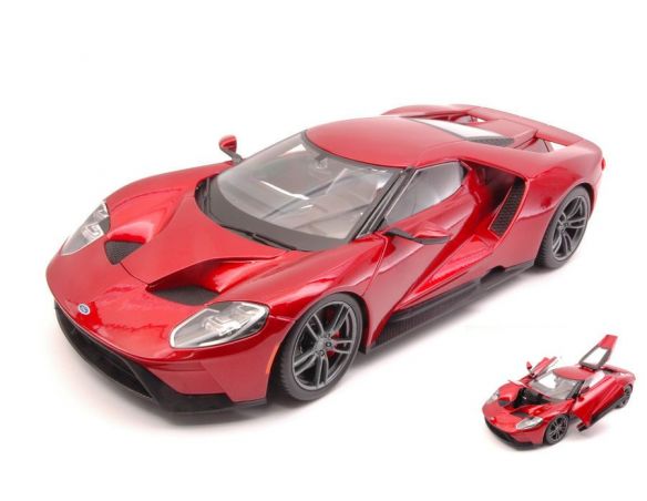 Maisto MI38134R FORD GT 2017 METALLIC RED EXCLUSIVE SERIES 1:18 Modellino