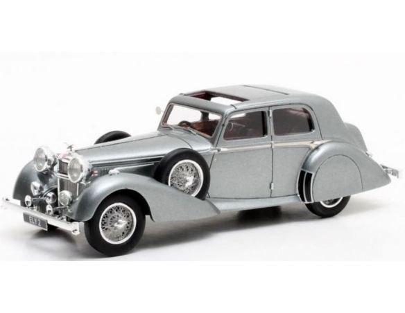 Matrix MX10105-041 ALVIS CHARLESWORTH SALOON GREY METALLIC 1938 1:43 Modellino