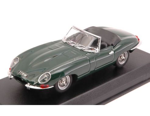 Best Model BT9028-2V JAGUAR E TYPE SPYDER ENGLISH VERSION 1962 GREEN 1:43 Modellino