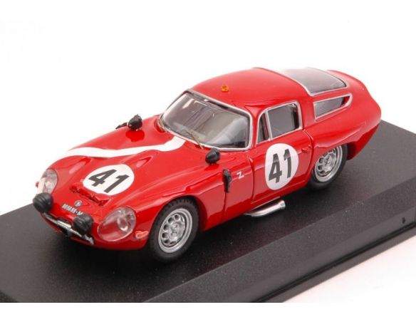 Best Model BT9097 ALFA ROMEO TZ1 N.41 15th LM 1964 G.BISCALDI-G.SALA 1:43 Modellino