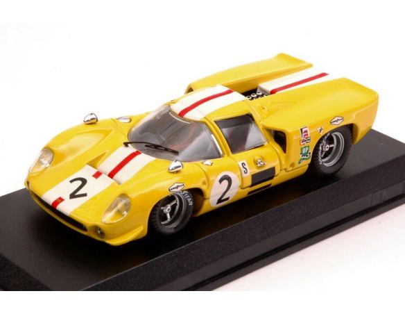 Best Model BT9157 LOLA T70 COUPE' N.2 6th 6 H BRANDS HATCH 1968 J.BONNIER-S.AXELSSON 1:43 Modellino