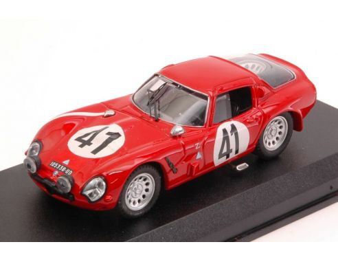Best Model BT9174 ALFA ROMEO TZ2 N.41 RETIRED LM 1965 R.BUSSINELLO-J.ROLLAND 1:43 Modellino