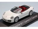 Herpa HP7098 PORSCHE 911 CARRERA S CABRIOLET 2012-2015 WHITE 1:43 Modellino
