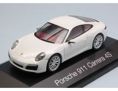 Herpa HP7104 PORSCHE 911 CARRERA 4S 2013 WHITE 1:43 Modellino
