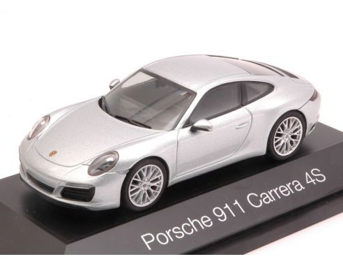 Herpa HP7105 PORSCHE 911 CARRERA 4S 2013 SILVER 1:43 Modellino
