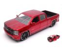 JADA TOYS JADA97026-2 CHEVY SILVERADO 2014 METALLIC RED 1:24 Modellino