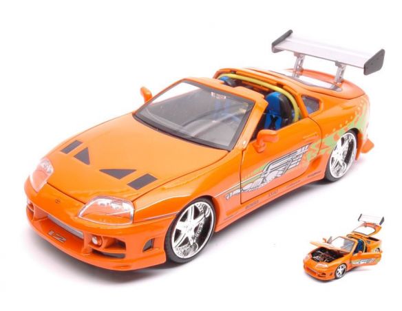 Jada JADA97168 BRIAN'S TOYOTA SUPRA FAST & FURIOUS ORANGE 1:24 Modellino