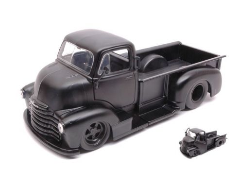 JADA TOYS JADA97461 CHEVY COE PICK UP 1952 MATT BLACK 1:24 Modellino
