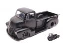 JADA TOYS JADA97461 CHEVY COE PICK UP 1952 MATT BLACK 1:24 Modellino