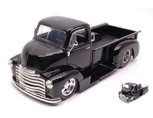 Jada JADA97462 CHEVY COE PICK UP BLACK CHROME WHEELS 1:24 Modellino