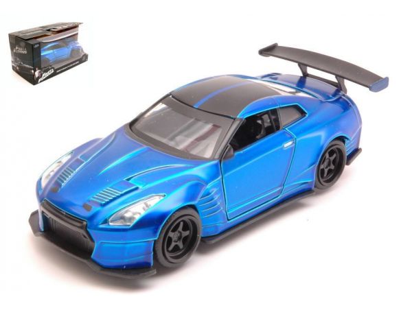 JADA TOYS JADA98270 BRIAN S NISSAN GT-R BEN SOPRA FAST & FURIOUS METALLIC BLUE 1:32 Modellino