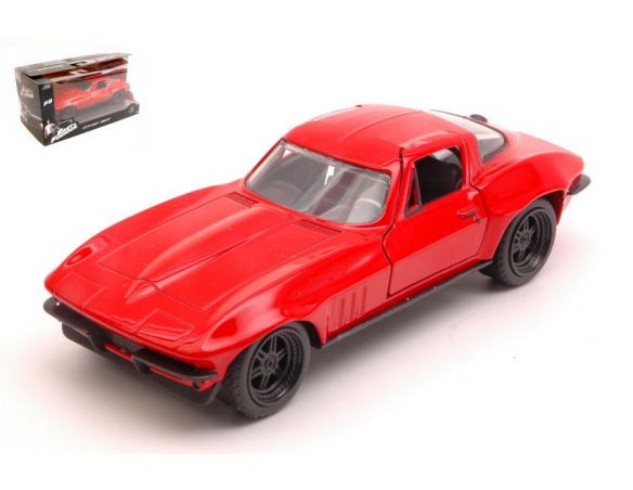 JADA TOYS JADA98306 LETTY CHEVY CORVETTE FAST & FURIOUS RED 1:32 Modellino