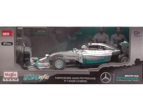 Maisto MI81082 MERCEDES AMG PETRONAS F1 WO5 HYBRID L.HAMILTON 2014 RADIOCOMANDO 1:24 Modellino
