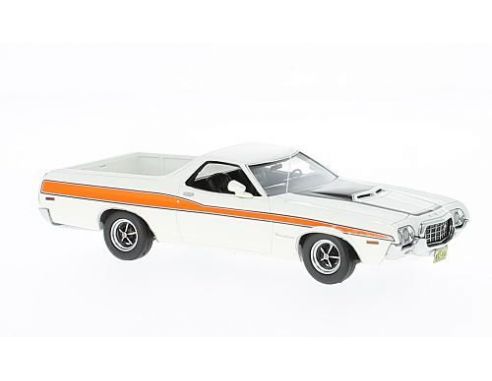 Neo Scale Models NEO44856 FORD RANCHERO GT 1972 WHITE/ORANGE 1:43 Modellino
