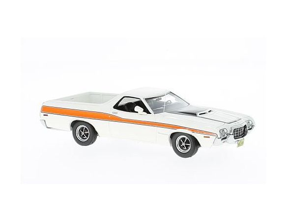 Neo Scale Models NEO44856 FORD RANCHERO GT 1972 WHITE/ORANGE 1:43 Modellino