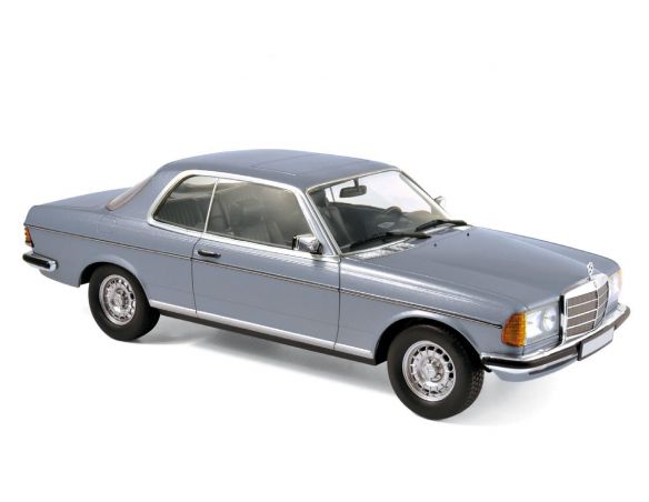 Norev NV183588 MERCEDES 280 CE 1980 SILVERBLUE METALLIC 1:18 Modellino