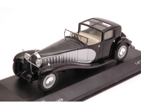 White Box WB221 BUGATTI TYPE 41 ROYALE 1927 BLACK/SILVER 1:43 Modellino