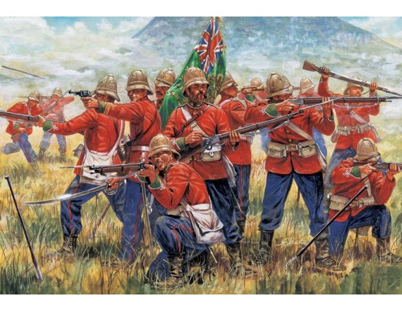 Italeri IT6050 ZULU WAR BRITISH INFANTRY KIT 1:72 Modellino