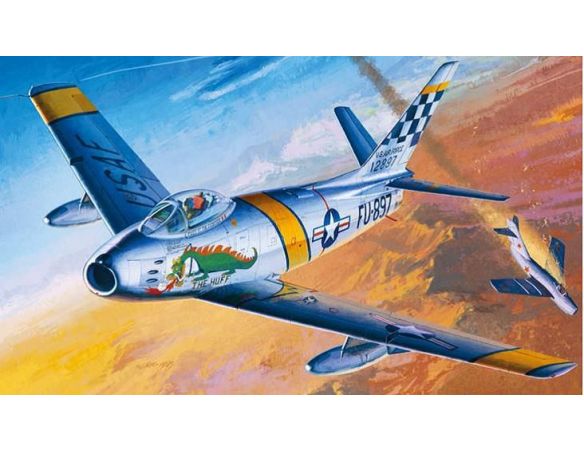 ACADEMY ACD12546 USAF F-86F KOREAN WAR KIT 1:72 Modellino