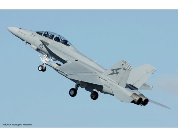 Hasegawa HG01986 F/A 18F SUPER HORNET R.A.A.F. KIT 1:72 Modellino